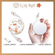 Clue Box Retractable USB-C Data Sync/ Charging Cable 240W/480Mbps/1Meter