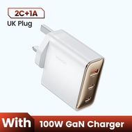 Toocki 100W USB GaN ที่ชาร์จ PD QC 3.0ที่ชาร์จโทรศัพท์อย่างรวดเร็วชาร์จเร็ว Type C สำหรับ iPhone 15 