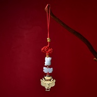 Red Rope Horse Zodiac Pendant Necklace 2026 Year of the Horse Fortune Charm Gold Color Fashion Jewel