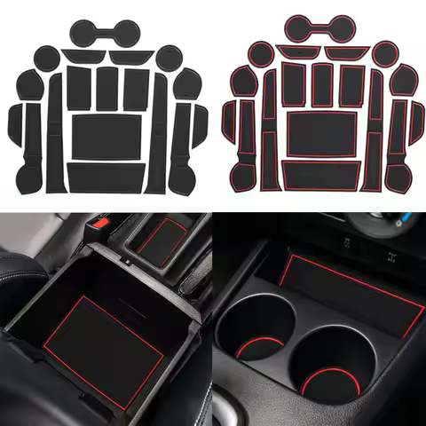 Car Accessories For Toyota Hilux SR5 4X4 4DR Revo Hi-Rider 2015-2021 Interior Door Gate Slot Pad Wat
