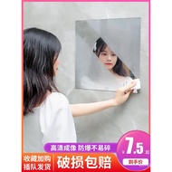 X❀YAcrylic Mirror Three-Dimensional Full-Length Mirror Wall Self-Adhesive Mirror Sticker Bathroom Soft Mirror Portable M