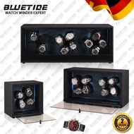 BLUETIDE Watch Winder Box Automatic 4/8/12 slot Automatic Watch box storage Wooden Watch display box
