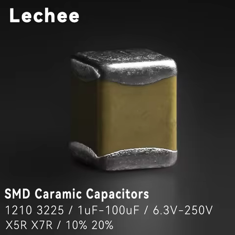 1210 SMD Ceramic capacitors 3225 X5R X7R 1uF 2.2uF 4.7uF 10uF 22uF 47uF 100uF 10% 20% 6.3V 10V 25V 5