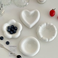 Ins Style High-looking Chubby Ceramic White Small Dish Mini Refreshment Dish Condiment Dish Household Vinegar Dish Soy