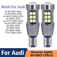 2pcs LED Reverse Light Blub Backup Lamp Canbus No Error W16W T15 For Audi A1 8X A3 8P A4 B8 B9 A5 A6