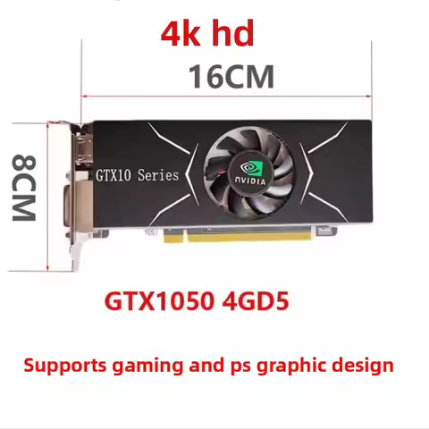 Gtx1050ti gtx1050 4g d5 graphics card knife card ultra-thin single slot chicken game picture making 