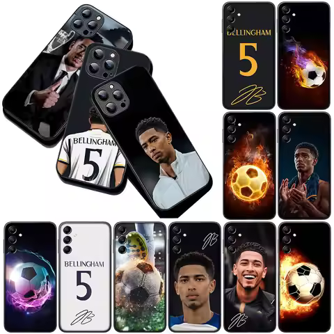 j-Judes Soccer NO 5 Football No5 B-Bellinghams Phone Case for Samsung Galaxy A26 A36 A05 A06 A25 A56