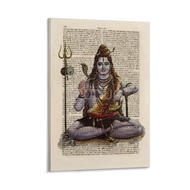 Shiva Hindu God Siva Art Print Traditional Hindu God Poster Book Art Canvas Painting Wall Art Poster