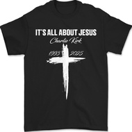 Charlie Kirk Rip Christian Shirt, It'S All About Jesus Patriotic Tee