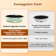 HEMAT KADONIO Grill Pan Panggangan BBQ Panci Listrik 450W Low Watt