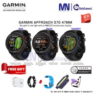 Garmin Approach S70 47mm / 42mm Premium GPS Golf Smartwatch with AMOLED display and 43K+ Preloaded G