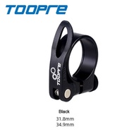 Toopre Seatpost Clamp Quick Release 31.8mm/34.9mm Seat Post Clamp Aluminum Alloy Road Bike Seat Tube