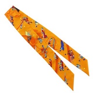 【日本直送】愛馬仕 HERMES Twilly 絲巾 EX-LIBRIS LES PARISIENNE 絲綢 женские 【二手】