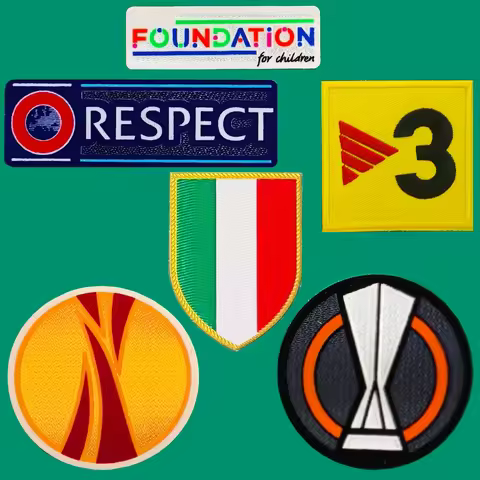 Football Badges RESPECT PATCH SOFT SOCCER Heat Transfer IRON PATCHES RSL 2021 2023 2024 Soccer Badge