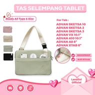 Tablet Bag Sling Strap Advan Tab Sketch 3 2 1 A10 A8 Xtab VX Learning Plus Elite 7 X7 Pro 10.1 Inch 