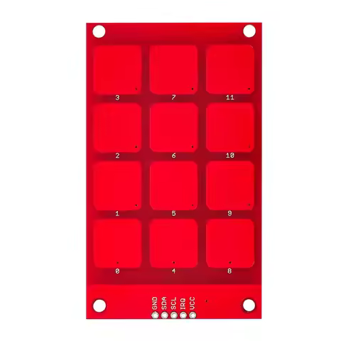 MPR121 Capacitive Touch Sensor Module 3x4 Buttons Keys Keyboard I2C Interface Capacitive Touch Keypa