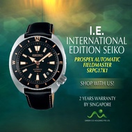 SEIKO INTERNATIONAL EDITION PROSPEX FIELDMASTER AUTOMATIC SRPG17K1 BLACK CALFSKIN