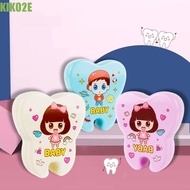 KIKO2E Baby Tooth Box Children's Souvenir Gifts Creative Collection box Primary Teeth Baby Teeth Sav
