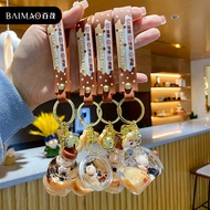 GANTUNGAN BOTTLE BEAR KEYCHAIN CUTE BEAR KEYCHAIN KEYCHAIN/