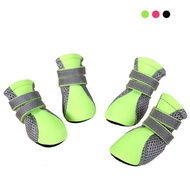 Breathable Outdoor Dog Walking Shoes Soft Pet Dog Shoes Safe Night Reflective Shoes Suitable for Sma