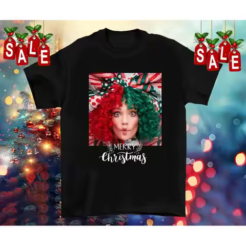 Sia Candy Cane Lane Christmas For Fan T Shirt All Size Ub036