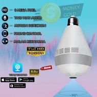 CCTV MASTER - IP Camera CCTV 8MP Bulb WIFI Panoramic V380 Lampu BOHLAM VR Spy Cam Owlcam