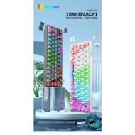 K30 Mechanical Keyboard Transparent Keycaps 61-keys Hot Swap Esports Games Keyboard WIRED USB