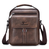 Luxury Brand Kangaroo Men Messenger Bag Leather Casual Side Shoulder Bag Vintage Men Bag Business Crossbody Bag For Men 2021 New