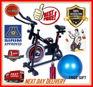 Zero EC Fitness Bike Exercise Cycling Gym Fitness Spin Bike (With Free Gift)