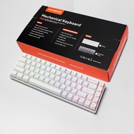 【จัดส่งภายใน 3 วัน】 ZIFRIEND & E-YOOSO M68 / Hz-61 / Hz-68 60% บอร์ดคีย์บอร์ดแบบกลไกแบบมีสายสวิตช์แม