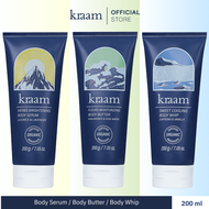 [เซ็ตโลชั่น 3 สูตร]KRAAM Herbs Brightening Body Serum + Fleurs Moisturizing Body Butter + Herbs Brig