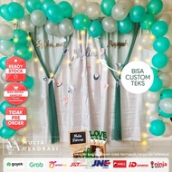 Produk Dekorasi Backdrop Photobooth Aqiqah Khitan Syukuran 4 7 Bulan