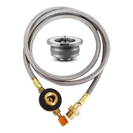 Outdoor Camping Stove Gas Adapter Split Stove Converter Butane Gas Adapter Cooking Picnic Camping