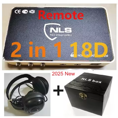 2026 New Remote 18D CELL NLS AURA CHAKRA IRIS Analyzer NON LINEAR Resonance System and Remote Black 