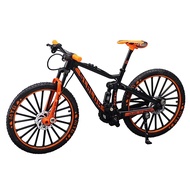 YEIBOBO ! Alloy Mini Downhill Mountain Bike Toy, Die-cast BMX Finger Bike Model for Collections (Bla