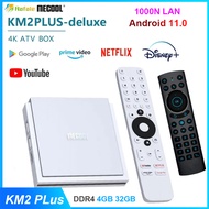 Mecool KM2 Plus Deluxe Android 11 TV Box With Google Certified KM2 Plus 2G 8G 16G 4K Dolby Dual Wifi Prime Video Set Top