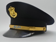 Security Hat Property Guard Cap Security Uniforms Visor Cap Security Training Cap Guard Cap Men Hat