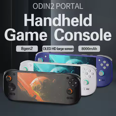 Odin 2 Portal Odin2 Portal Handheld Game Console 7Inch 120HZ Screen 8Gen2 Open Source Retro Video Ga