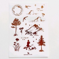 The Journey Foil Stickers (A6 size)
