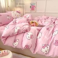 Kitty Duvet bao gồm màu hồng Kirby gấu Quilt bao gồm duy nhất Nữ Hoàng vua
