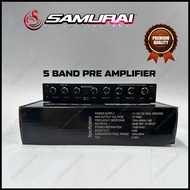 📣 SAMURAI KATANA SOUNDBAR 5 Band Parametric Preamp Amplifier Equalizer with Subwoofer Output For All