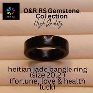 O&R RS heitian jade bangle ring(s20.2)