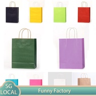 Eco-Friendly Kraft Paper Bags Set of 10 - Birthday Presents, Goodie Bags, Christmas Gifts Children Day Gift