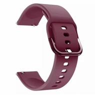 Silicone Strap Rubber Watch Strap Samsung Galaxy Watch Active 2 40mm 44mm - Maroon