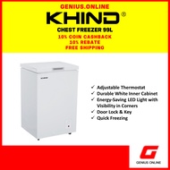 KHIND Chest Freezer (99L/142L/208L) FZ99/FZ142/FZ208