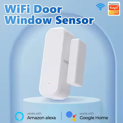 Tuya WiFi Smart Door Window Sensor Smart Home Security Protection Alarm System Door Open / Closed De