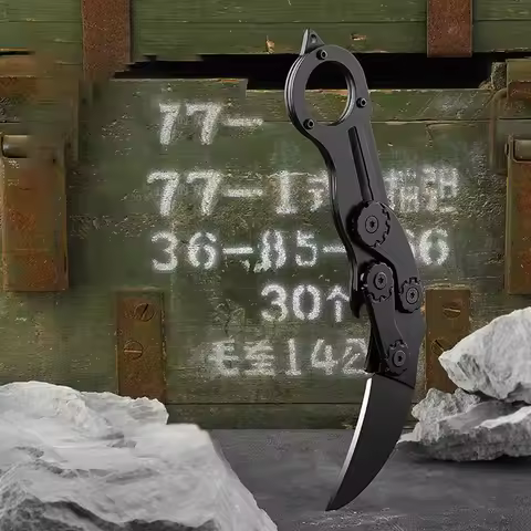 Survival Folding Knife Camping Tactical Cs Go Karambit Knife Self Defense EDC Outdoor Hunting Hand T