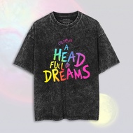 Washed Coldplay Oversize T-Shirt | Washed T-Shirt | Coldplay Band T-Shirt | Coldplay T-Shirt | Coldp