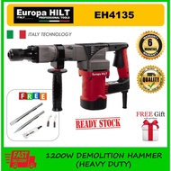 EUROPA HILT EH4135 1200W DEMOLITION HAMMER DRILL, HACKER