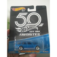 Hot Wheels '71 Datsun Bluebird 510 Wagon 50th Anniversary Favorites Blue